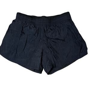 Nike women's black nylon athletic running shorts size small 3.5" inseam